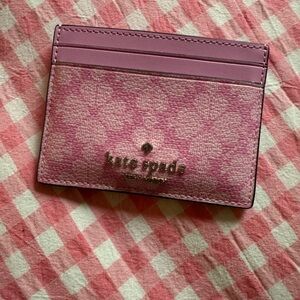 Kate Spade Floral Pink Card Holder